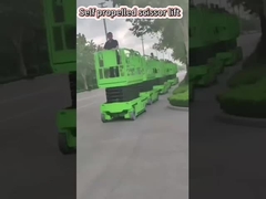 Zelfrijdend schaarlift 6m-14m mobiel liftplatform