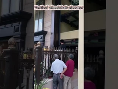 250 kg 4 m Buitenwijk rolstoelplatform Lift Verticale lift voor woningen