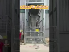 Verticale stagiaire hydraulische lifttafel 3m 2000kg Vaste schaar-liftplatform