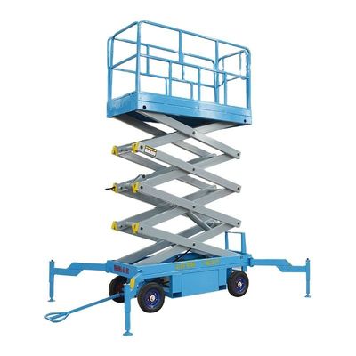 kopen Hydraulisch 500 kg Verplaatsbaar schaarhef 14m hoog platform online manufacture