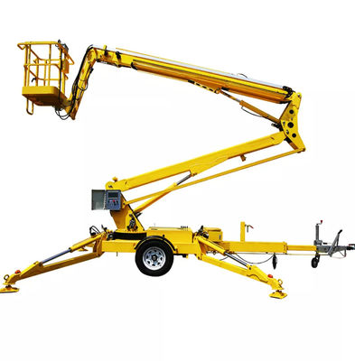 kopen Geel 10 m sleepmachine Achter Cherry Picker 200 kg 30 ft sleepmachine online manufacture