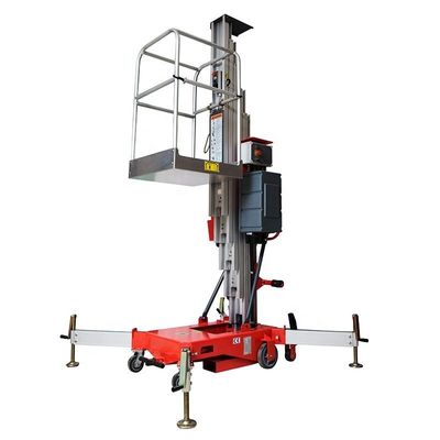 kopen Hydraulisch platformlift 9m 150kg enkelmastlift voor fabriekstentoonstelling online manufacture
