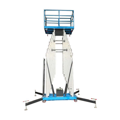 kopen 16M Telescopisch hefplatform Twee masten Hydraulisch verhoogd werkplatform online manufacture