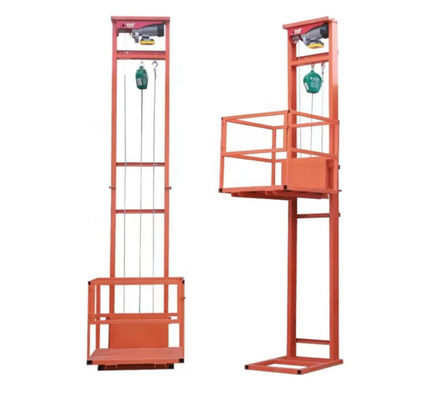 kopen 3m-10m 500kg Huishoudelijke vrachtlift Hydraulische verticale goederenlift online manufacture