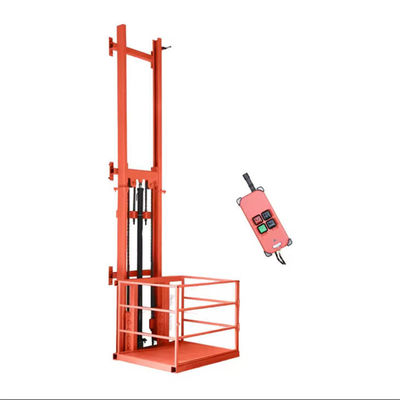 kopen Oranje 8m kleine vrachtlift 1000kgs Hydraulische vrachtlift online manufacture