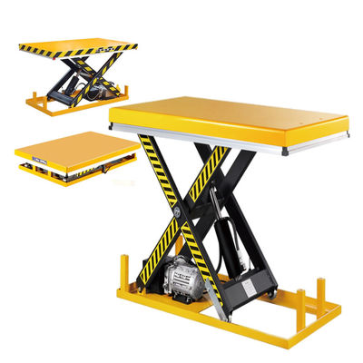 kopen Cargo Kleine elektrische schaar lift tafel 2000kgs 1,4m Compacte lift tafel online manufacture