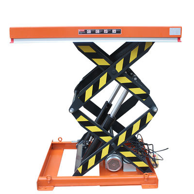 kopen 1000kgs Hydraulische schaar Lift Tafel Oranje Zware taak schaar Lift online manufacture