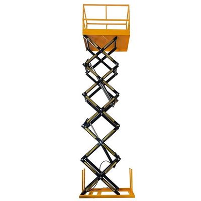 kopen 1T - 4T Vaste elektrische hydraulische schaar vrachtlifttafel 1m - 4m schaarlift online manufacture