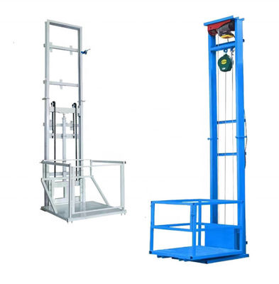 kopen Hydraulische goederen Lift 1 ton 9m Verticale muur gemonteerde vrachtlift Voor magazijn online manufacture