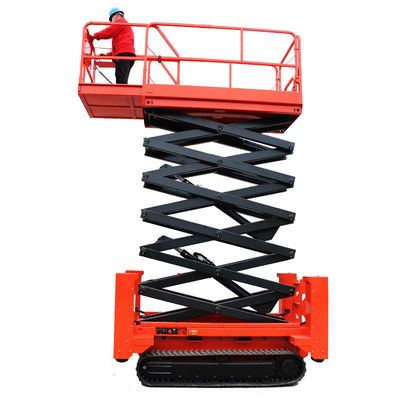 kopen 8m 10m zelfrijdende hydraulische schaar crawler lift voor luchtwerk online manufacture