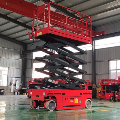 kopen 320 kg zelfrijdend schaarliftplatform 10m 12m elektrisch schaarlift online manufacture