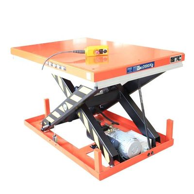 kopen 2 ton kleine lifttafel hydraulisch schaar-liftplatform voor magazijn online manufacture