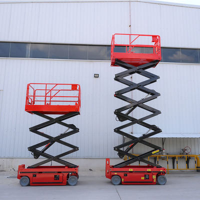 kopen 4 - 16m Self Propelled Electric Mobile Scissor Lift Hydraulic Lifting Platform online vervaardiging
