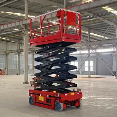 kopen Self Propelled Hydraulic Scissor Lift 6 14m 230kg 320kg Load Capacity online vervaardiging