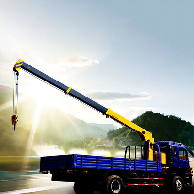 kopen Truck Crane Hydraulische telescopische boom 8 ton Truck gemonteerde kraan online vervaardiging