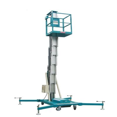 120 kg krachtige verhoogde werkplatform 12 m verticale mastboomlift