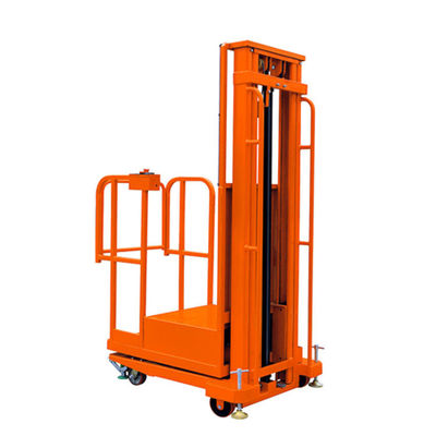Oranje 3m Semi Electric Order Picker Warehouse Stock Picker Lift