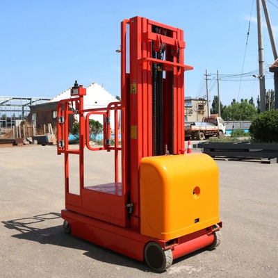 Volledig elektrische orderpicker Lift 300 kg 4 meter lucht orderpicker