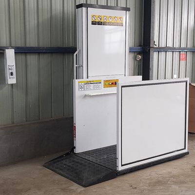 5.5m 6.5m commerciële buiten rolstoel lift verticale handicap lift