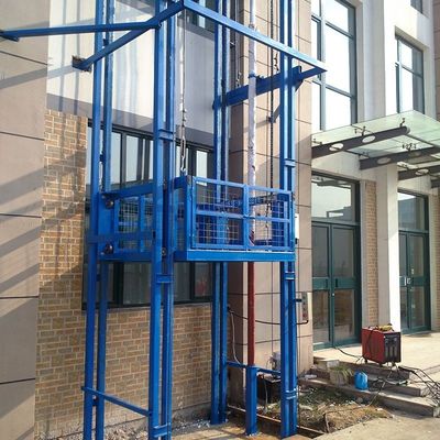 9m geleidingslijn vrachtlift buiten industriële vrachtlift Lift
