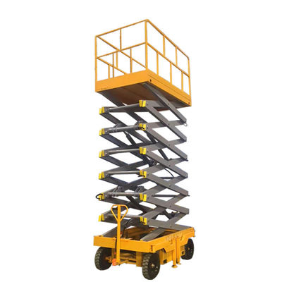 500 kg mobiele schaarhefplatform Hyd scissor lift 10m werkhoogte