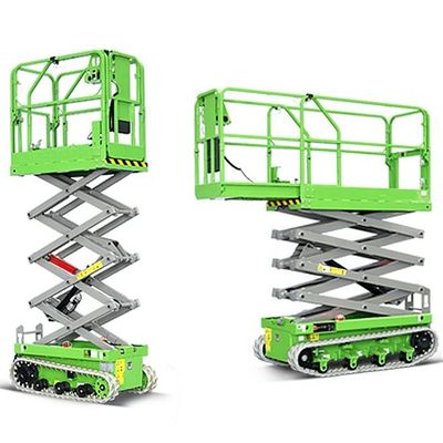 8m 10m 12m spoor elektrische lift hydraulische mobiele schaar lift platform voor buiten