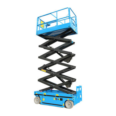 12 m luchtwerkplatform elektrisch hydraulisch klein zelfrijdend schaarlift te koop