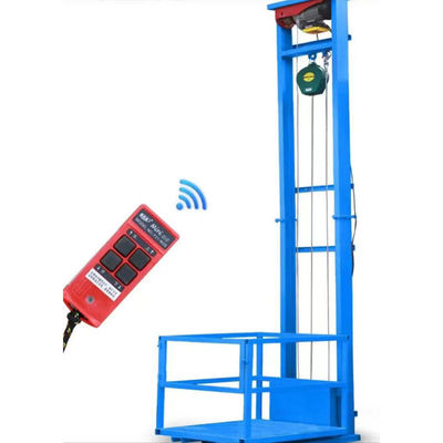Hydraulische easy lift vrachtliftplatform 8m magazijn huishoudelijke liftlift