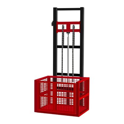 Verpakking Hydraulische vrachtlift 1000kg 3m Verticale vrachtlift