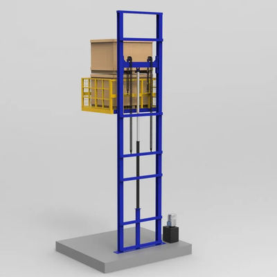 Cargo Lift zwaar werk 1 ton 3 - 10m Hydraulische enkelraillift