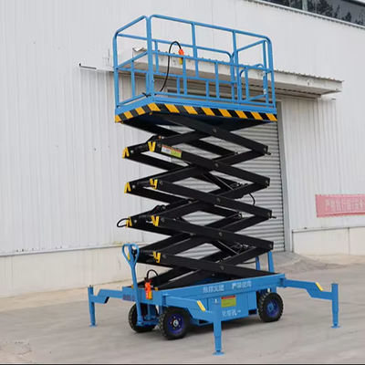 500 kg Semi-elektrische schaar Lift 6m Hoogte Mobiele platform
