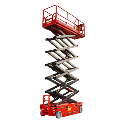 10m 320kg Elektrische Schaarhoogwerker Zelfrijdende Schaarhoogwerker Platform