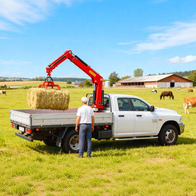5 Ton 6 Ton Opvouwbare Boomkraan Vrachtwagens Hydraulische Mini Hefkraan