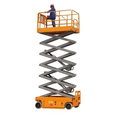 10m 320kg Elektrisch werkplatform in de lucht Hydraulisch schaarheffen