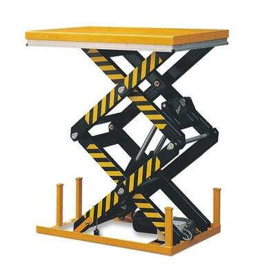 1ton 3m kleine magazijn hydraulische goederenlift elektrische schaarheftafels