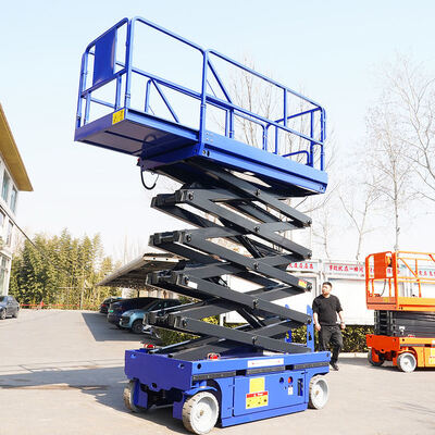 450kg 10m gemotoriseerd elektrisch schaarlift hydraulisch hoogwerkerplatform