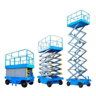 Maximaal 14 m hoogte Elektrisch mobiel schaarlift Zelfrijdend Hydraulisch Liftplatform