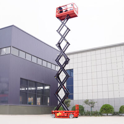 14m elektrische mobiele schaarliftplatform 230kg hydraulische schaarlift voor luchtwerk