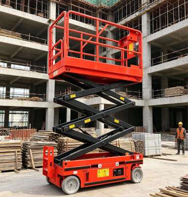 12 m Werkhoogte 320 kg Elektrisch Hydraulisch Schaar Lift Platform Voor Industrieel