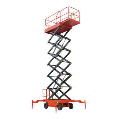 6m - 10m 2000kg mobiel klein elektrisch schaarheffen