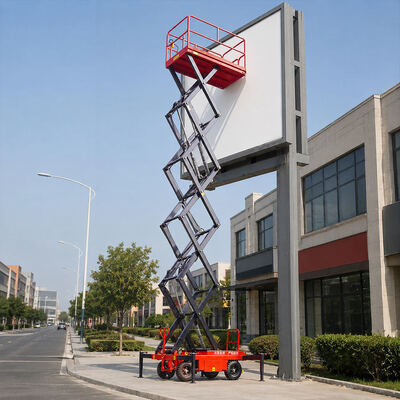 Elektrisch klein hoogwerkerplatform 10 m 500 kg mobiele schaarlift
