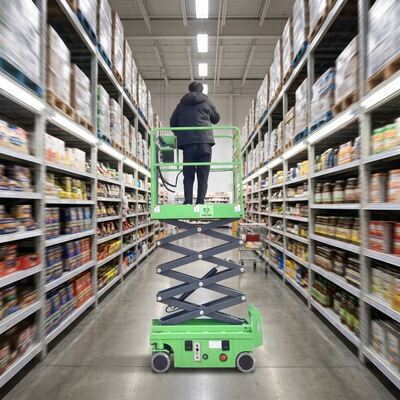 6 m Platformhoogte 450 kg Ladingcapaciteit Elektrisch zelfrijdend schaarhef Aerial Work Platform