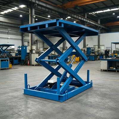 2 Ton Hydraulische Schaarheftafel Vaste Stabiele Hefplatform