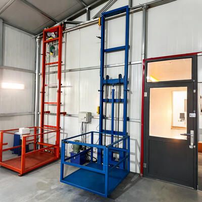 Modern hydraulisch hefplatform Kleine verticale wandgemonteerde goederenlifttafel