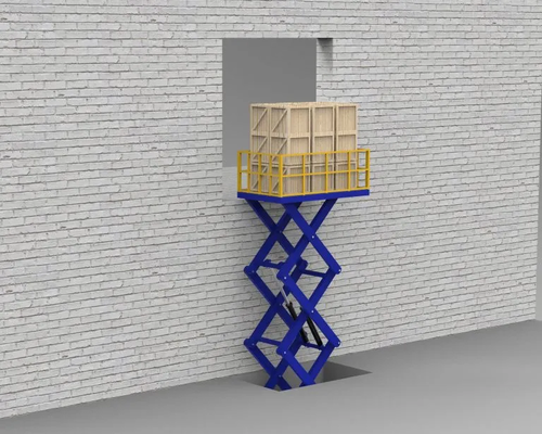 Schaar Dock Leveler Lift Elektrisch Hydraulisch Vast Hefplatform