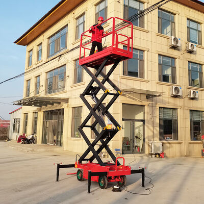 Elektrische schaarhefplatform mobiele hydraulische luchtwerktuigen