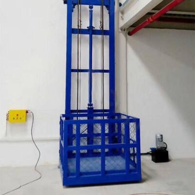 Verticale wandgemonteerde elektrische hydraulische vrachtlift voor magazijn