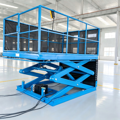 Zware elektrische hydraulische schaar-lifttafel 5m Hoogte 1000kg Capaciteit