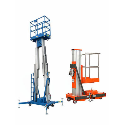 Opvouwbaar Aluminiumlegering Hefplatform Elektrische Hydraulische Enkele Mastlift